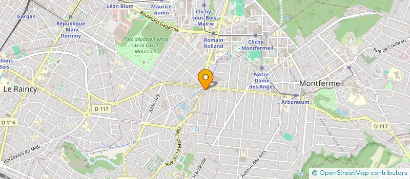 localisation de l'entreprise MADAME MYLENE VARLET  MONTFERMEIL