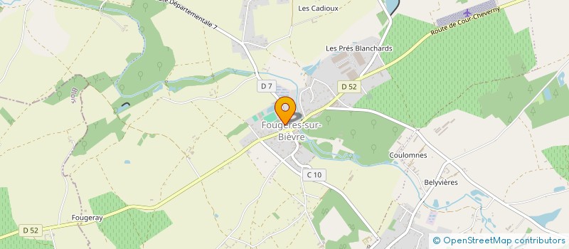 localisation de l'entreprise MADAME MYLENE VASSEUR  LE CONTROIS-EN-SOLOGNE