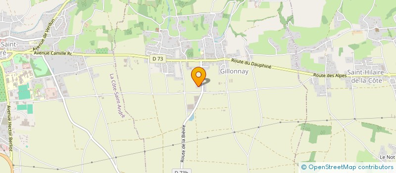 localisation de l'entreprise MADAME MYLENE VAUCLAIR  GILLONNAY