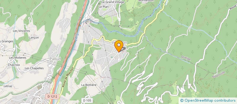 localisation de l'entreprise MADAME MYLENE VIVET-GROS  VENTHON