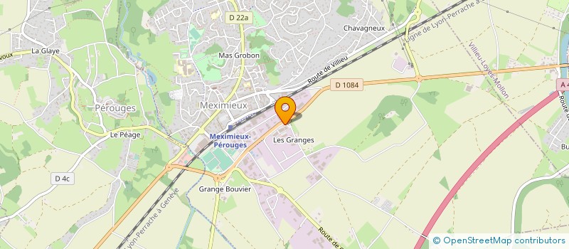 localisation de l'entreprise MADAME MYLENE VOLLAND  MEXIMIEUX