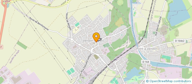 localisation de l'entreprise MADAME MYLENE WERQUIN  VENDIN-LE-VIEIL