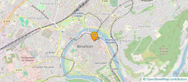 localisation de l'entreprise MADAME MYLENE WESPISER à BESANCON