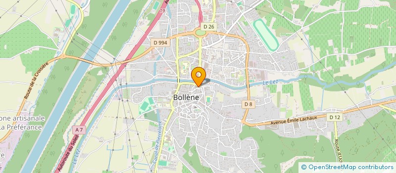 localisation de l'entreprise MADAME MYLENE ZAIDAN  BOLLENE