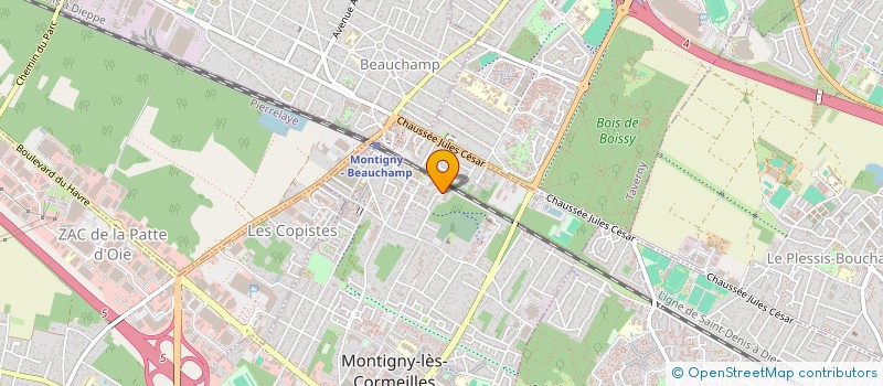 localisation de l'entreprise MADAME MYLIANA CONGRATEL GOUDJIL à MONTIGNY-LES-CORMEILLES
