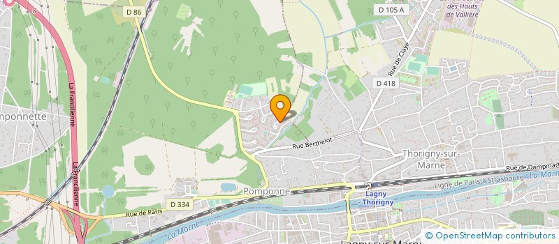 localisation de l'entreprise MADAME MYLINI NITHIYANANTHAN  POMPONNE