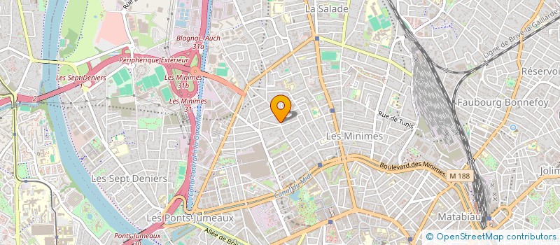 localisation de l'entreprise MADAME MYLNE ACCO à TOULOUSE