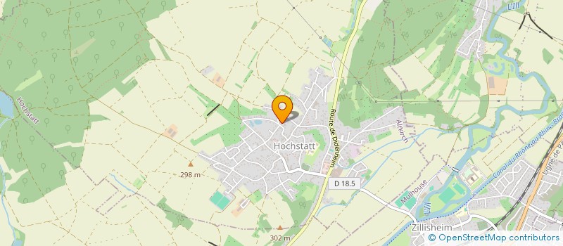 localisation de l'entreprise MADAME MYLNE HISSETTE  HOCHSTATT