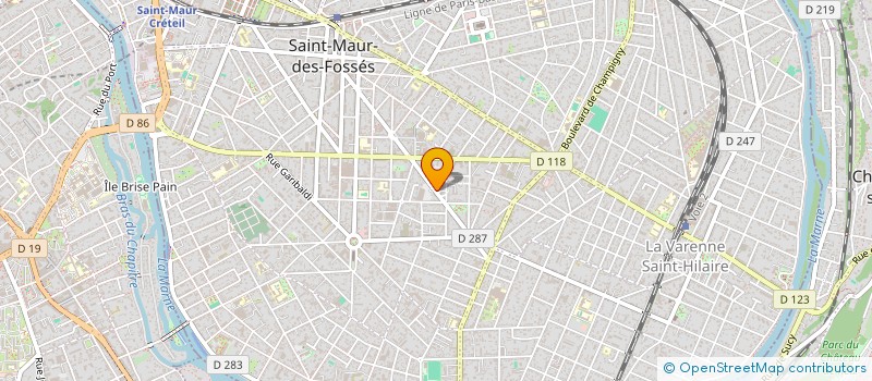 localisation de l'entreprise MADAME MYNA JABADA à SAINT-MAUR-DES-FOSSES