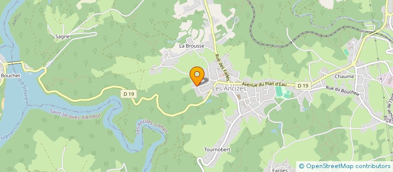 localisation de l'entreprise MADAME MYRANDA SERGERE  LES ANCIZES-COMPS