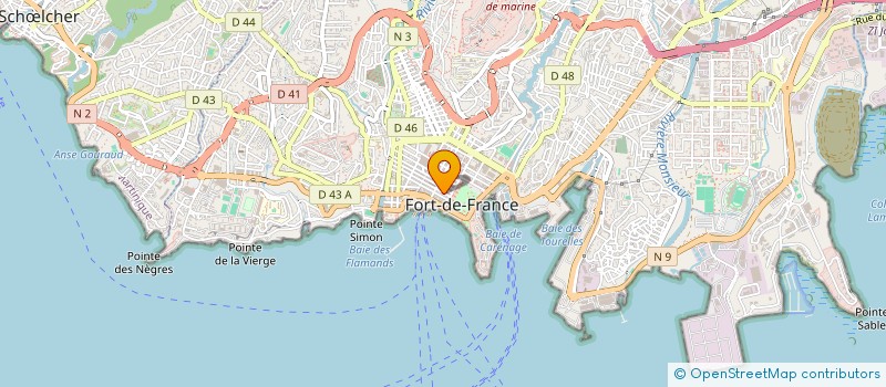 localisation de l'entreprise MADAME MYRELLA DRAME  FORT-DE-FRANCE