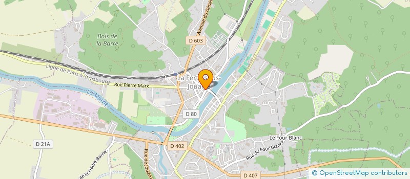 localisation de l'entreprise MADAME MYRIAM ABATE à LA FERTE-SOUS-JOUARRE