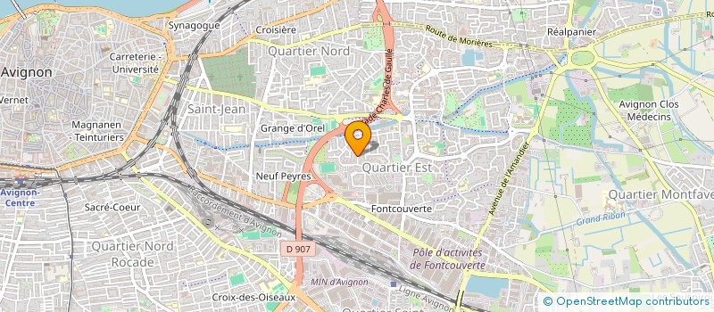 localisation de l'entreprise MADAME MYRIAM ABDESLAM  AVIGNON