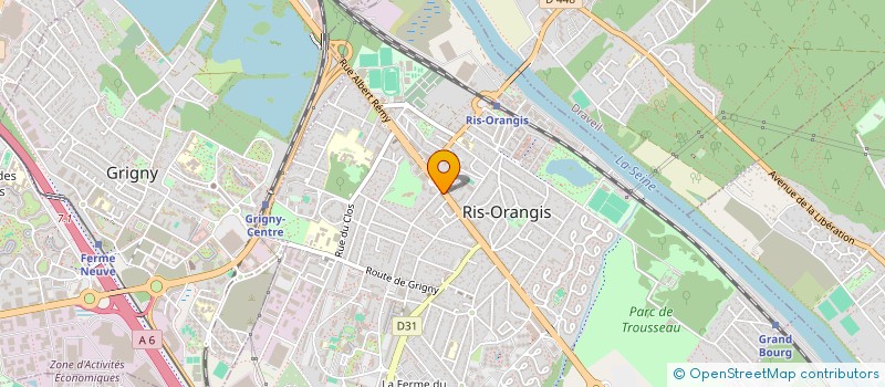 localisation de l'entreprise MADAME MYRIAM ADEUS à RIS-ORANGIS