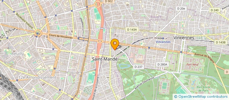 localisation de l'entreprise MADAME MYRIAM AESCHIMANN à SAINT-MANDE