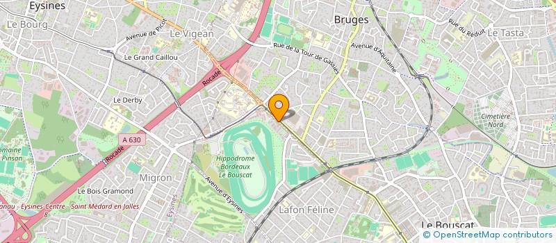 localisation de l'entreprise MADAME MYRIAM AFFANE  LE BOUSCAT