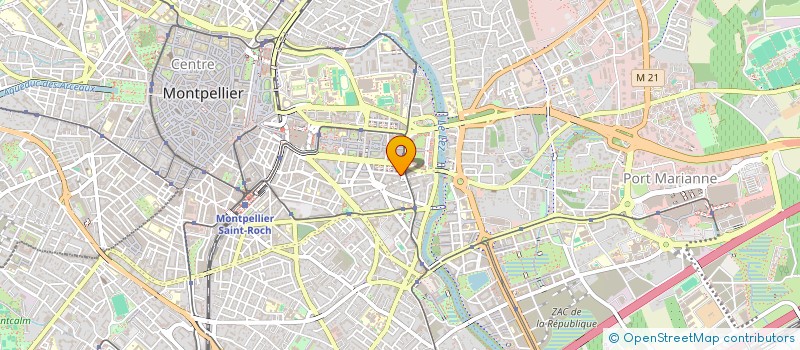 localisation de l'entreprise MADAME MYRIAM AGHANIM à MONTPELLIER