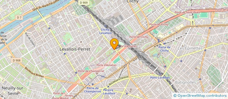 localisation de l'entreprise MADAME MYRIAM AICHOUN à LEVALLOIS-PERRET