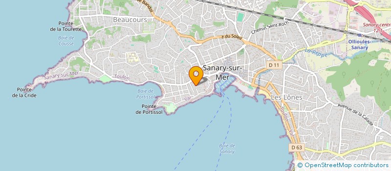 localisation de l'entreprise MADAME MYRIAM AICHOUR à SANARY-SUR-MER