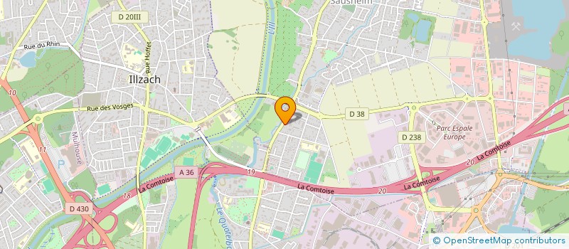 localisation de l'entreprise MADAME MYRIAM AIT BOUSSALEM  SAUSHEIM