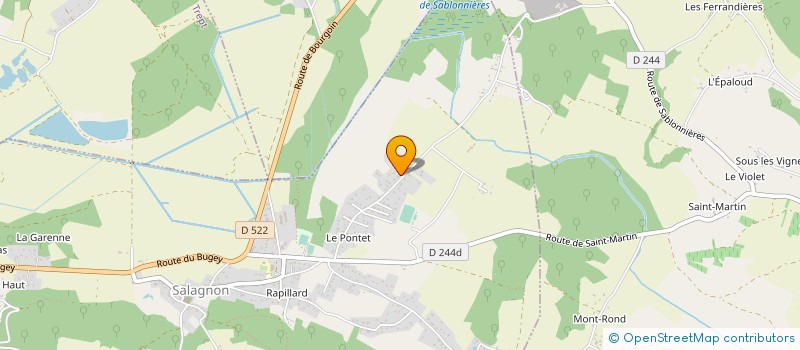 localisation de l'entreprise MADAME MYRIAM ALBANET  SALAGNON