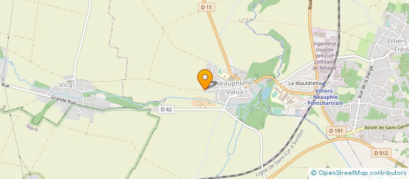 localisation de l'entreprise MADAME MYRIAM ALBERT-BRUNET  NEAUPHLE-LE-VIEUX