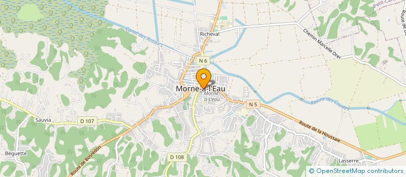 localisation de l'entreprise MADAME MYRIAM ALDINI à MORNE A L'EAU