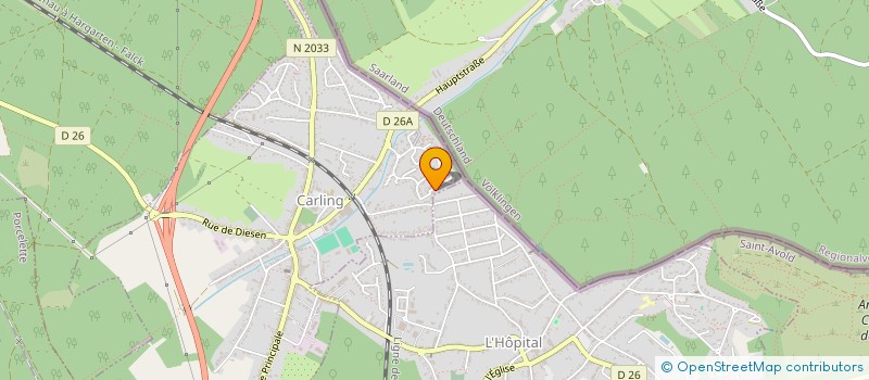 localisation de l'entreprise MADAME MYRIAM ALGMAD  CARLING