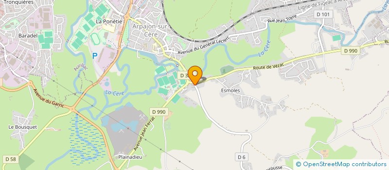localisation de l'entreprise MADAME MYRIAM ALI-ZOUBER à ARPAJON-SUR-CERE