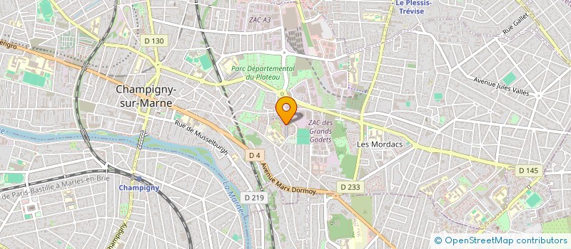 localisation de l'entreprise MADAME MYRIAM ALOUANE  CHAMPIGNY-SUR-MARNE