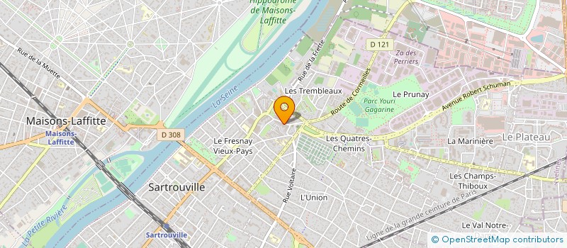 localisation de l'entreprise MADAME MYRIAM AMEUR à SARTROUVILLE