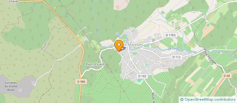 localisation de l'entreprise MADAME MYRIAM ANDRIEU  LES MATELLES