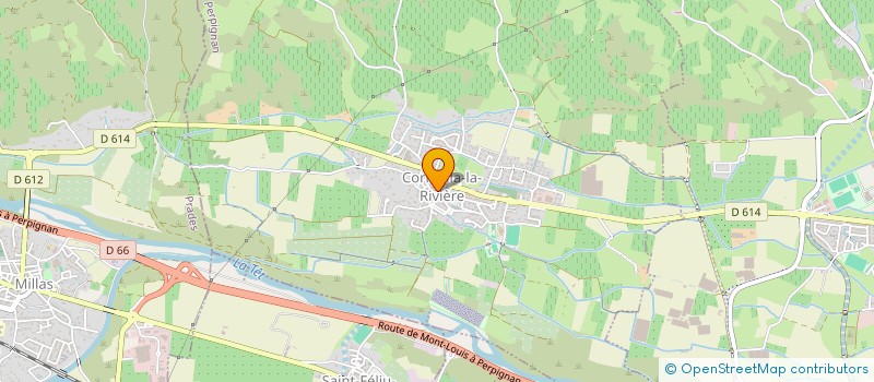 localisation de l'entreprise MADAME MYRIAM ARASA  CORNEILLA-LA-RIVIERE