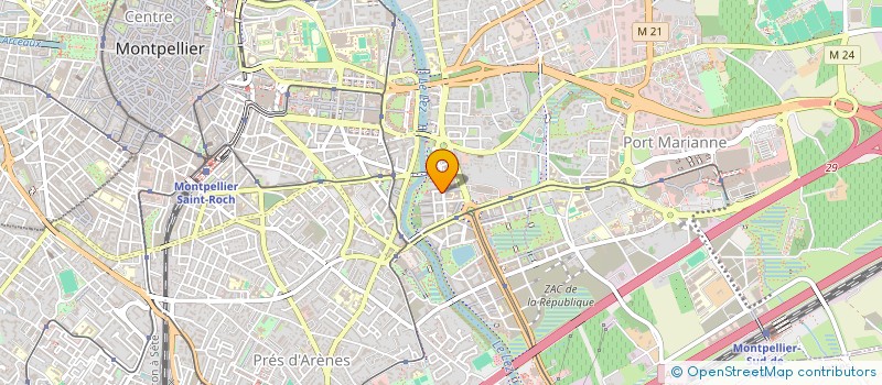 localisation de l'entreprise MADAME MYRIAM ARROUDJ à MONTPELLIER