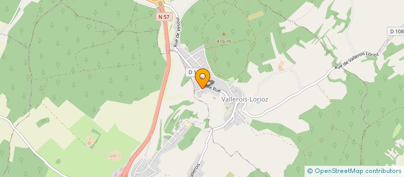 localisation de l'entreprise MADAME MYRIAM ARROUGE  VALLEROIS-LORIOZ