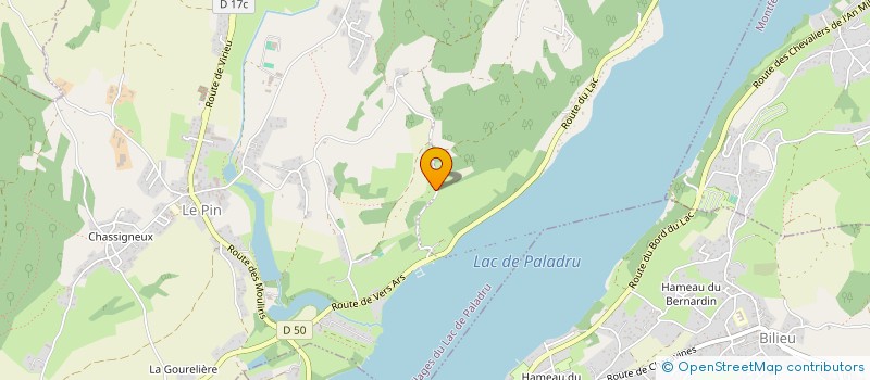 localisation de l'entreprise MADAME MYRIAM ASTINOTTI  VILLAGES DU LAC DE PALADRU