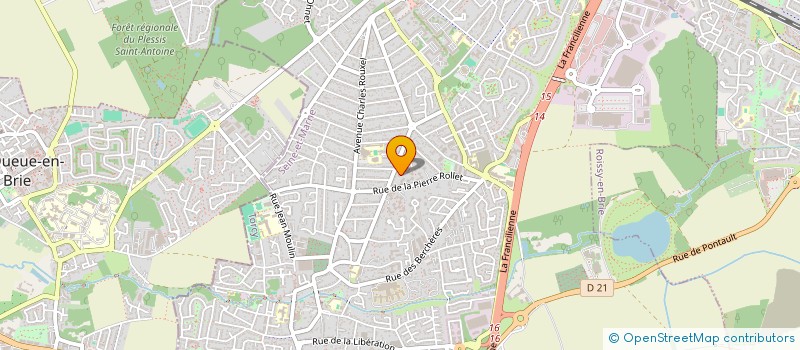 localisation de l'entreprise MADAME MYRIAM ATTAR  PONTAULT-COMBAULT