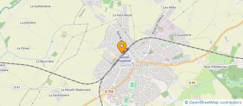 localisation de l'entreprise MADAME MYRIAM AVRIL à SAINTE-PAZANNE