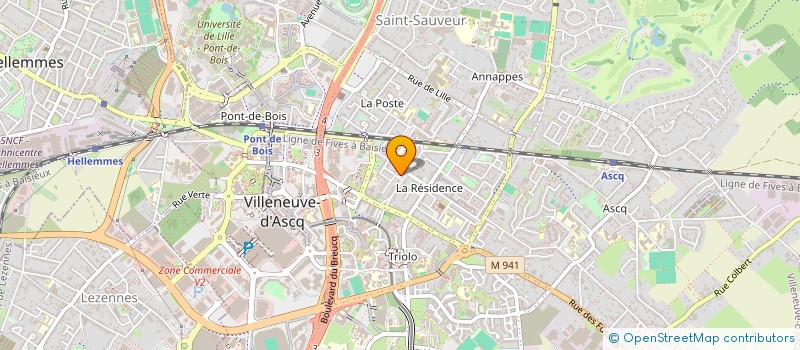 localisation de l'entreprise MADAME MYRIAM AZARZAR à VILLENEUVE-D'ASCQ