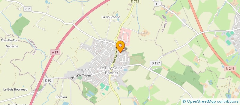 localisation de l'entreprise MADAME MYRIAM BACLE à CHOLET