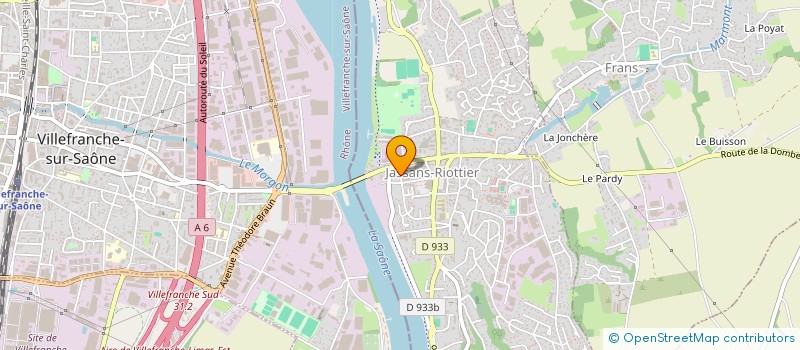 localisation de l'entreprise MADAME MYRIAM BADDOUNE  JASSANS-RIOTTIER