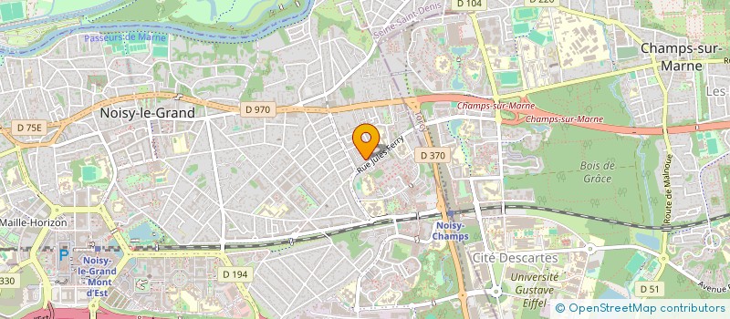 localisation de l'entreprise MADAME MYRIAM BAHI  NOISY-LE-GRAND