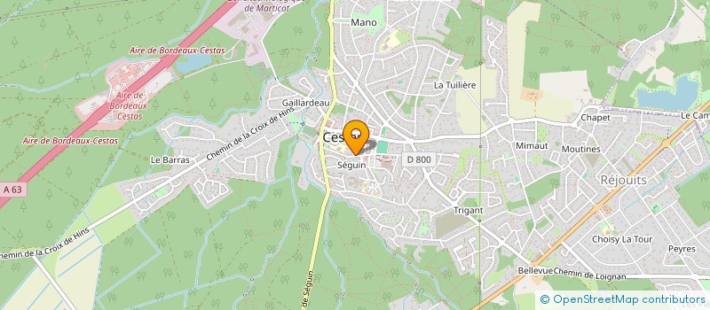 localisation de l'entreprise MADAME MYRIAM BAKHOUYA à CESTAS
