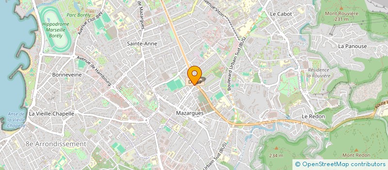 localisation de l'entreprise MADAME MYRIAM BARA  MARSEILLE 9