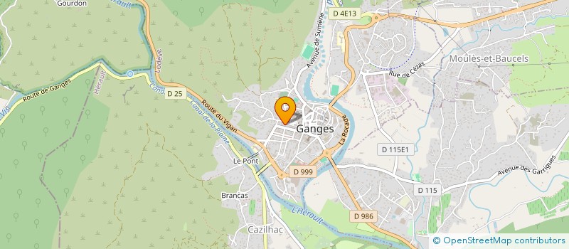 localisation de l'entreprise MADAME MYRIAM BARDAD  GANGES