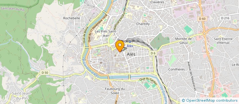 localisation de l'entreprise MADAME MYRIAM BARDIN  ALES