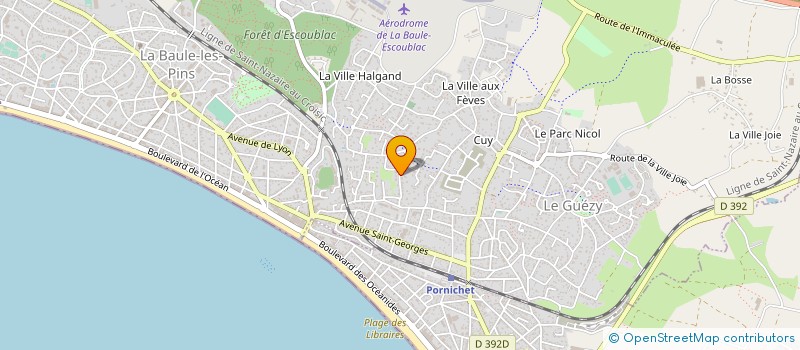 localisation de l'entreprise MADAME MYRIAM BARREAU à LA BAULE-ESCOUBLAC