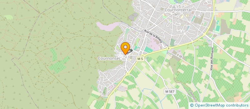 localisation de l'entreprise MADAME MYRIAM BARTHE  COURNONSEC