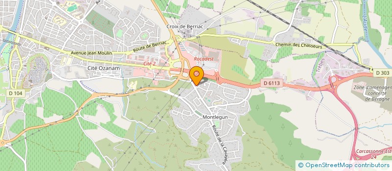 localisation de l'entreprise MADAME MYRIAM BARUTEAU à CARCASSONNE