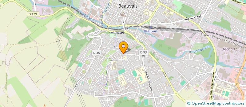 localisation de l'entreprise MADAME MYRIAM BAYATI  BEAUVAIS